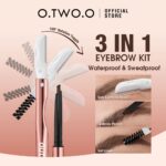 قلم حواجب مع فرشة وموس SC047 من O.TWO.O