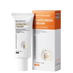 واقي الشمس للتبييض مفعم بالحيوية مع عامل حماية من الشمس SPF50+ UVA/UVB - 50 جم من فايبرنت جلامور