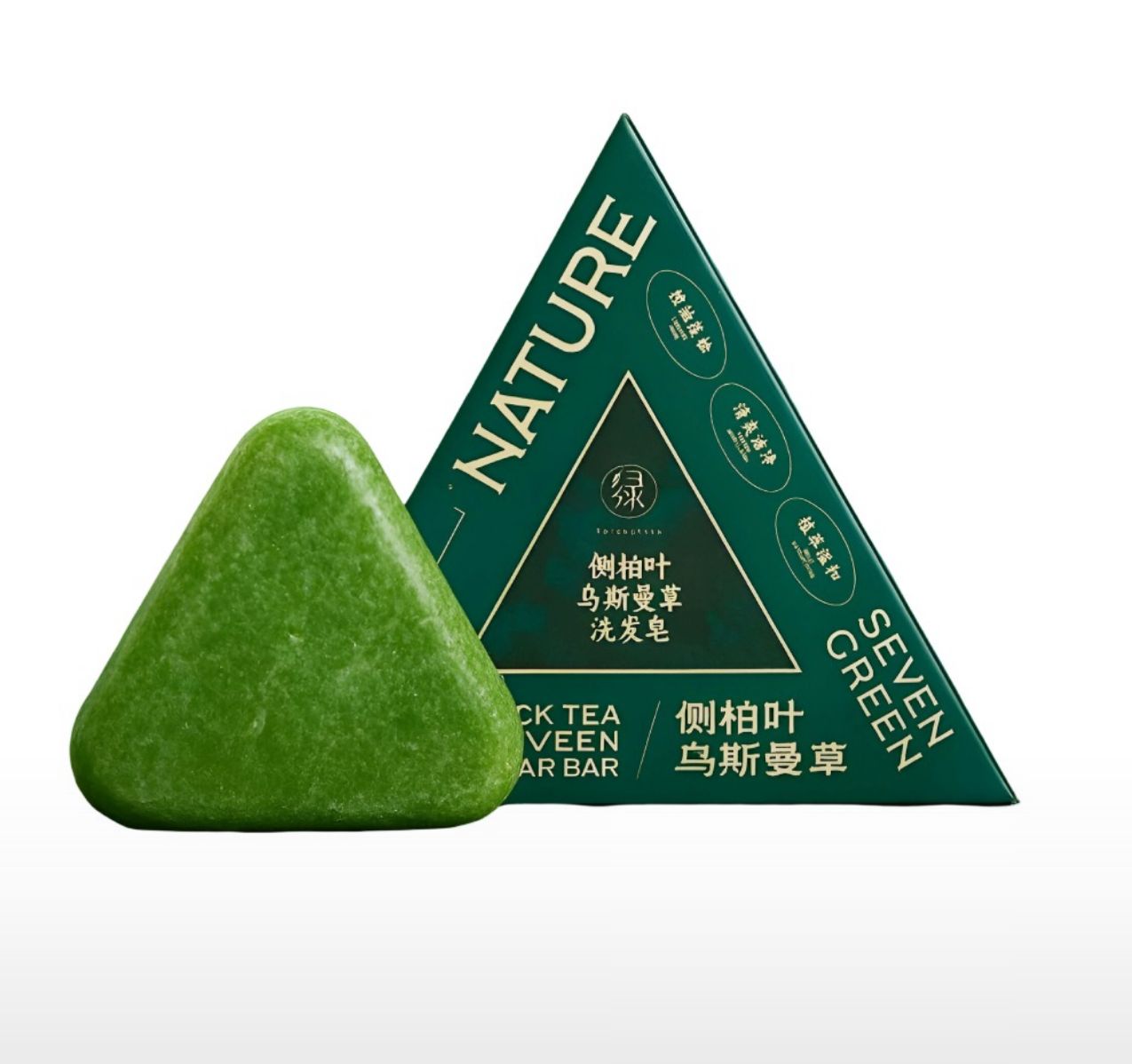 سفن جرين صابونه شامبو الشعر الصينية اكثر من 12 عشبة ومستخلصات نباتية طبيعية 100% - الصورة 1