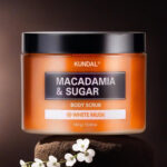 ⁦مقشر الجسم بالمكاديميا والسكر من كوندال 550 ج -  بالمسك الأبيض⁩ - الصورة ⁦2⁩